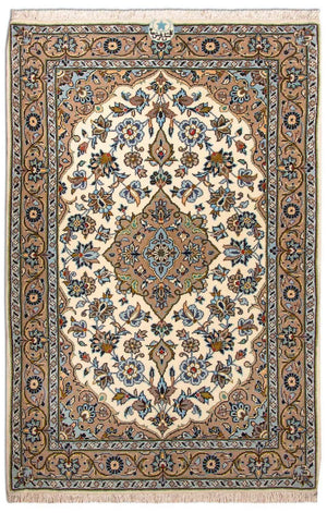 Persiska mattor - Keshan - 125 x 79 cm - beige