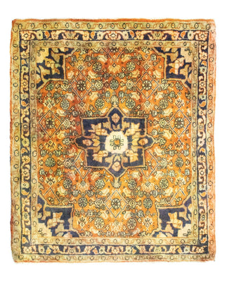 Persisk matta - Bijar - 85 x 75 cm - orange