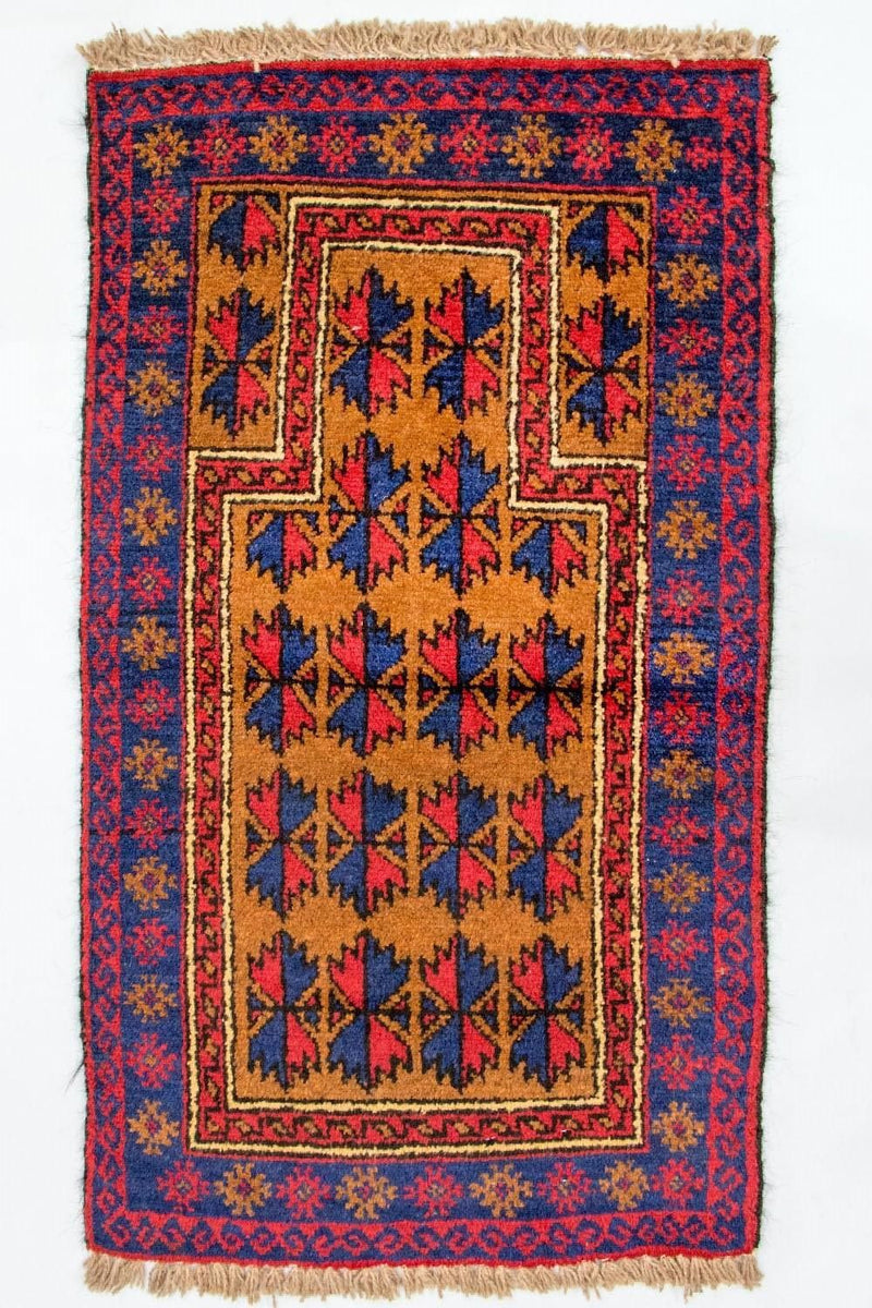 Baluch-matta - 135 x 75 cm - orange