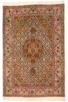 Tabriz - 50 Raj Mattan 83x125cm - Persisk matta - Rektangulär / Brun / 83 x 125 cm Rektangulär