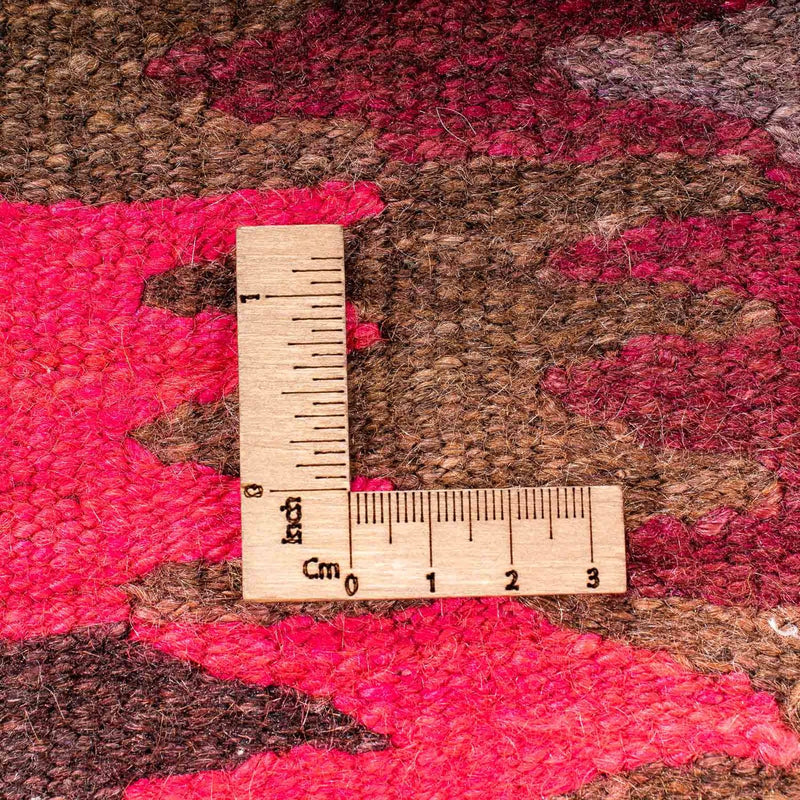 Runner Kelim-matta - gammal - 380 x 150 cm - flerfärgad