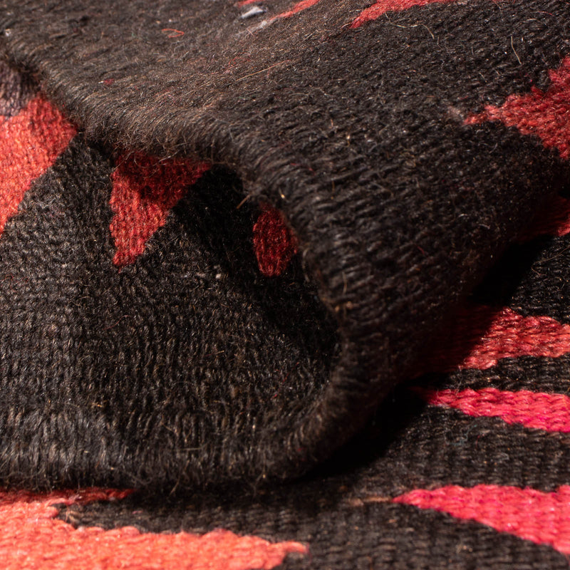 Runner Kelim-matta - gammal - 420 x 130 cm - flerfärgad