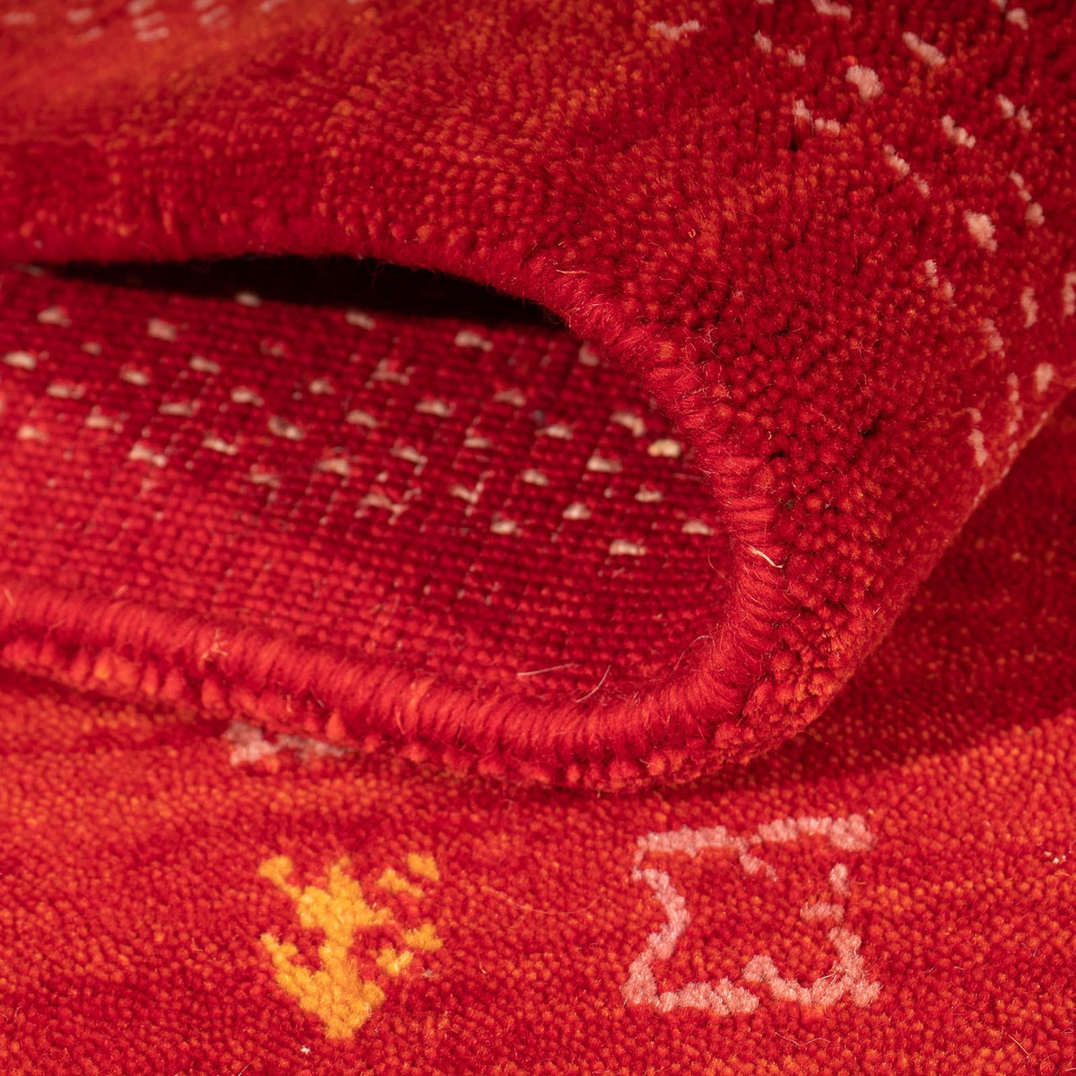 Gabbeh matta - Loribaft Softy - 200 x 137 cm - flerfärgad