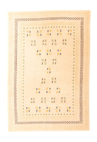 Gabbeh matta - Loribaft Softy - 197 x 140 cm - flerfärgad