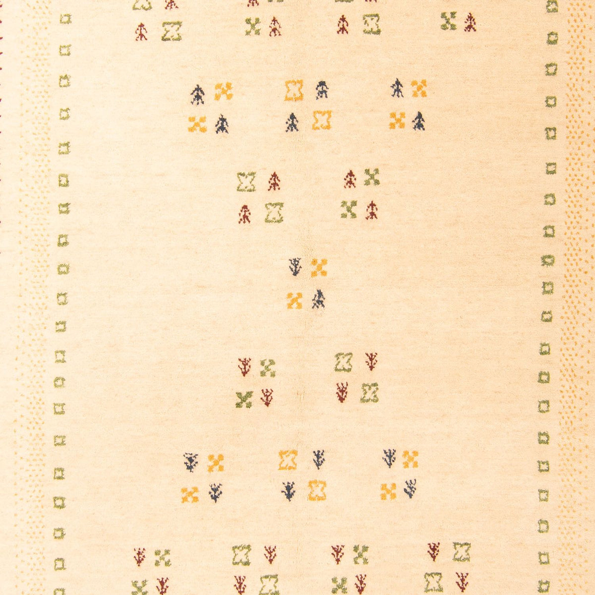 Gabbeh matta - Loribaft Softy - 197 x 140 cm - flerfärgad