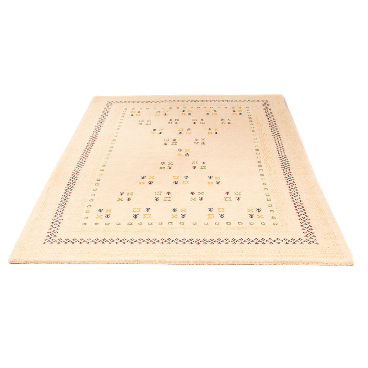 Gabbeh matta - Loribaft Softy - 197 x 140 cm - flerfärgad