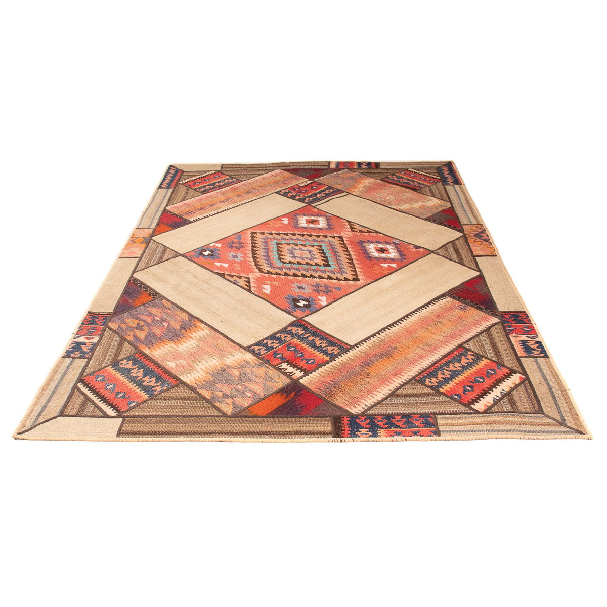 Patchwork-matta - 230 x 160 cm - flerfärgad