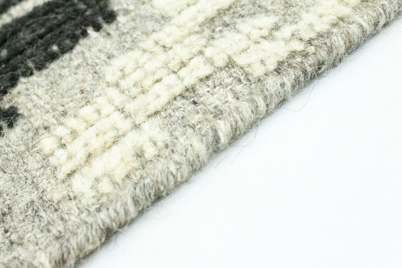 Kelim matta - trendig - 92 x 63 cm - grön