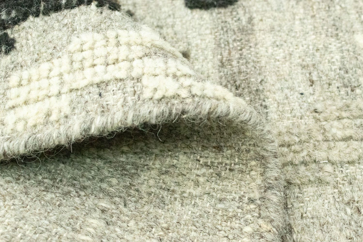 Kelim matta - trendig - 92 x 63 cm - grön