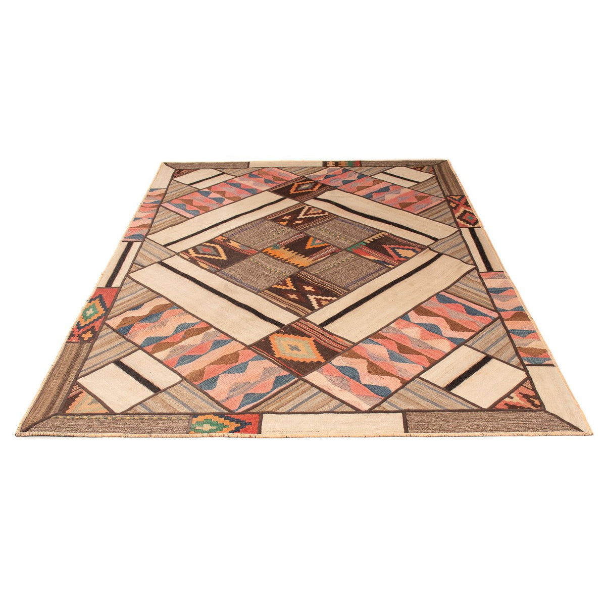 Patchwork-matta - 230 x 160 cm - flerfärgad