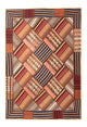 Patchwork-matta 150x200cm - Perserteppich Wollteppich