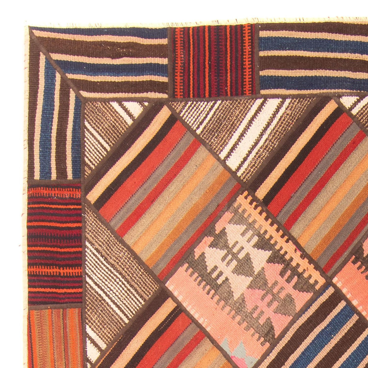 Patchwork-matta 150x200cm - Perserteppich Wollteppich