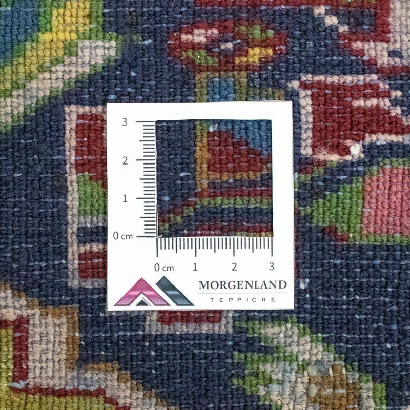 Turkaman-matta - 86 x 70 cm - mörkblå