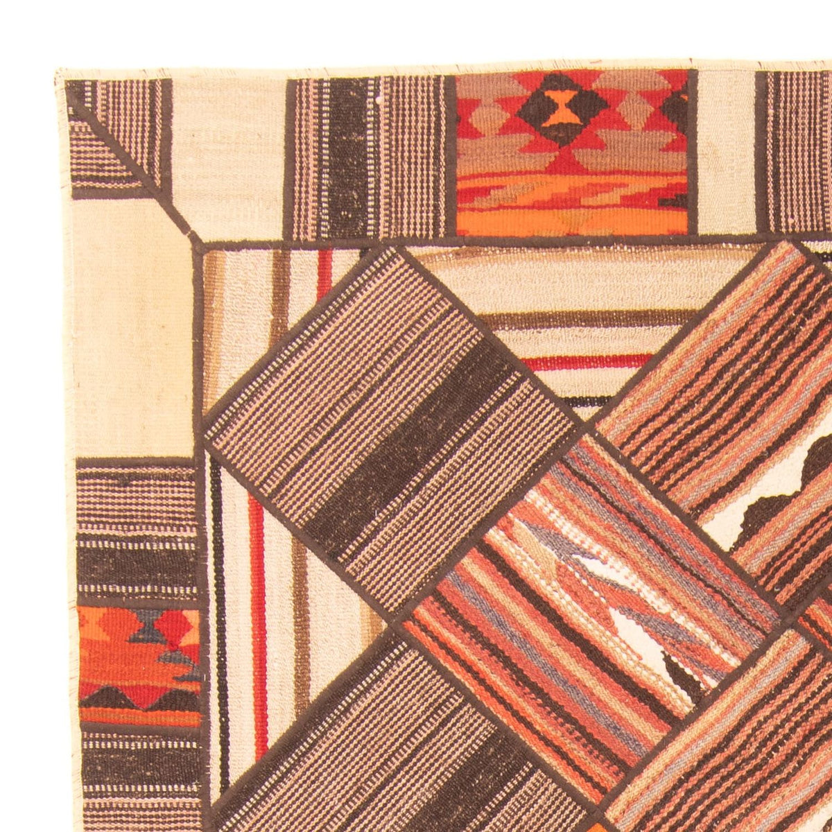 Patchwork-matta 150x200cm - Perserteppich Wollteppich