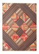 Patchwork-matta 150x200cm - Perserteppich Wollteppich
