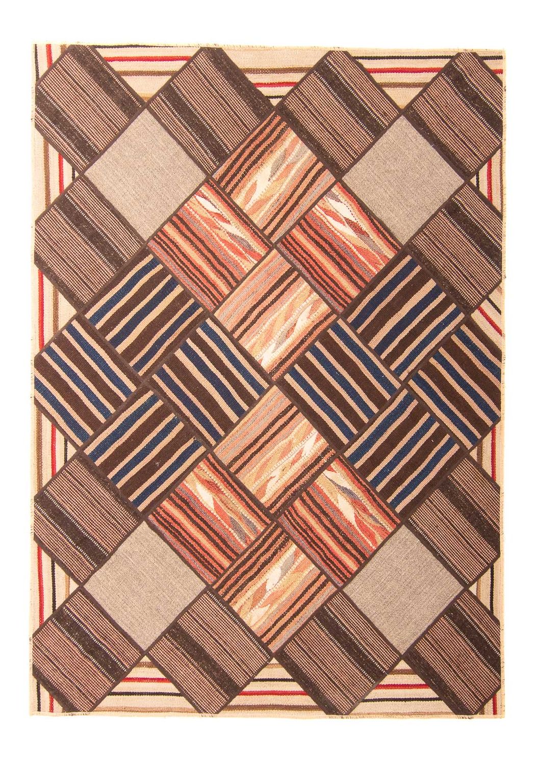 Patchwork-matta - 200 x 150 cm - flerfärgad