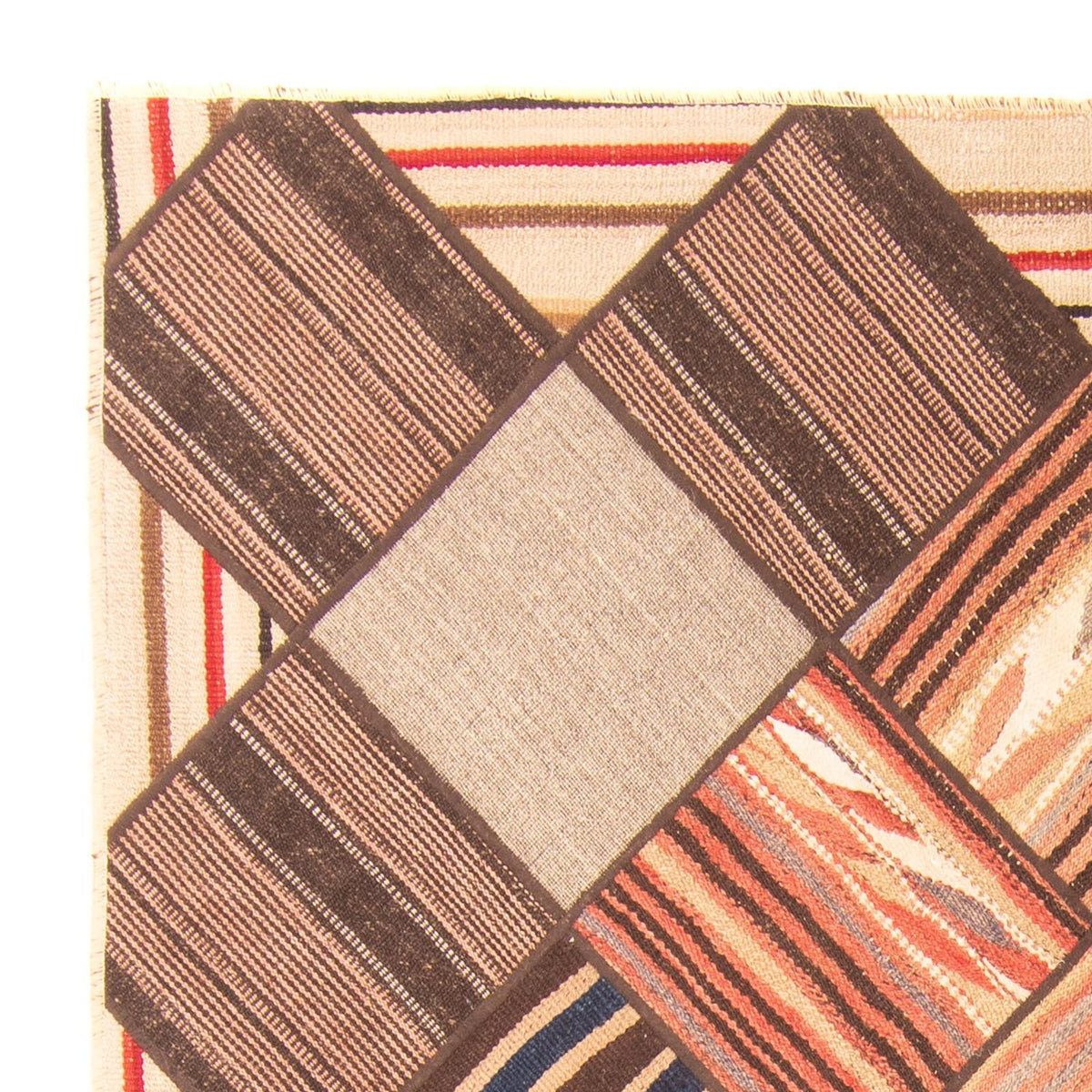 Patchwork-matta 150x200cm - Perserteppich Wollteppich