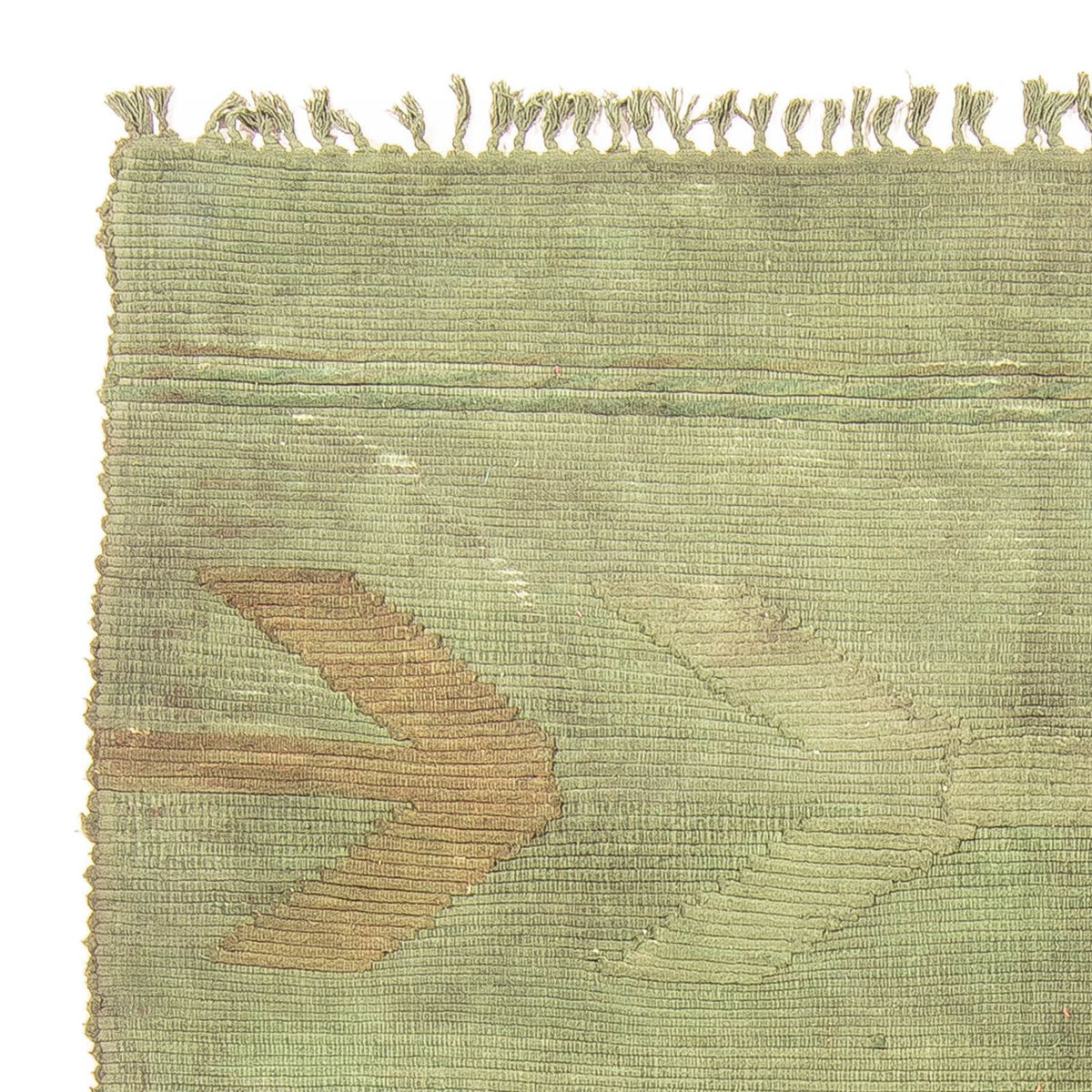 Kelim matta - trendig - 208 x 130 cm - grön