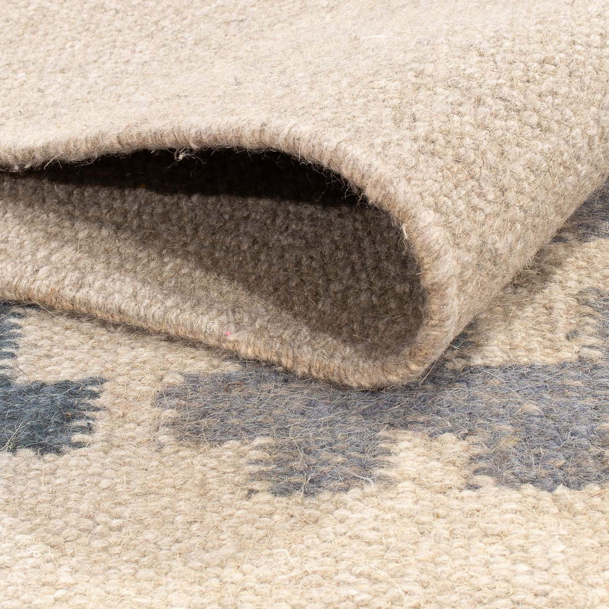 Kelim matta - trendig - 178 x 117 cm - beige