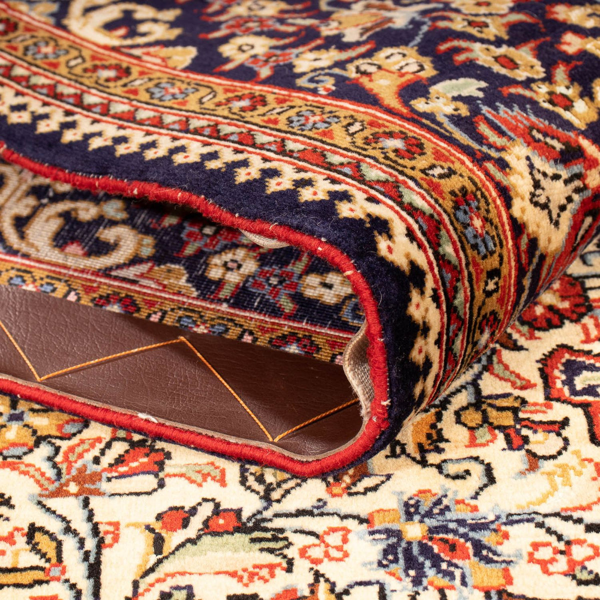 Persisk matta - Ghom - 210 x 145 cm - beige