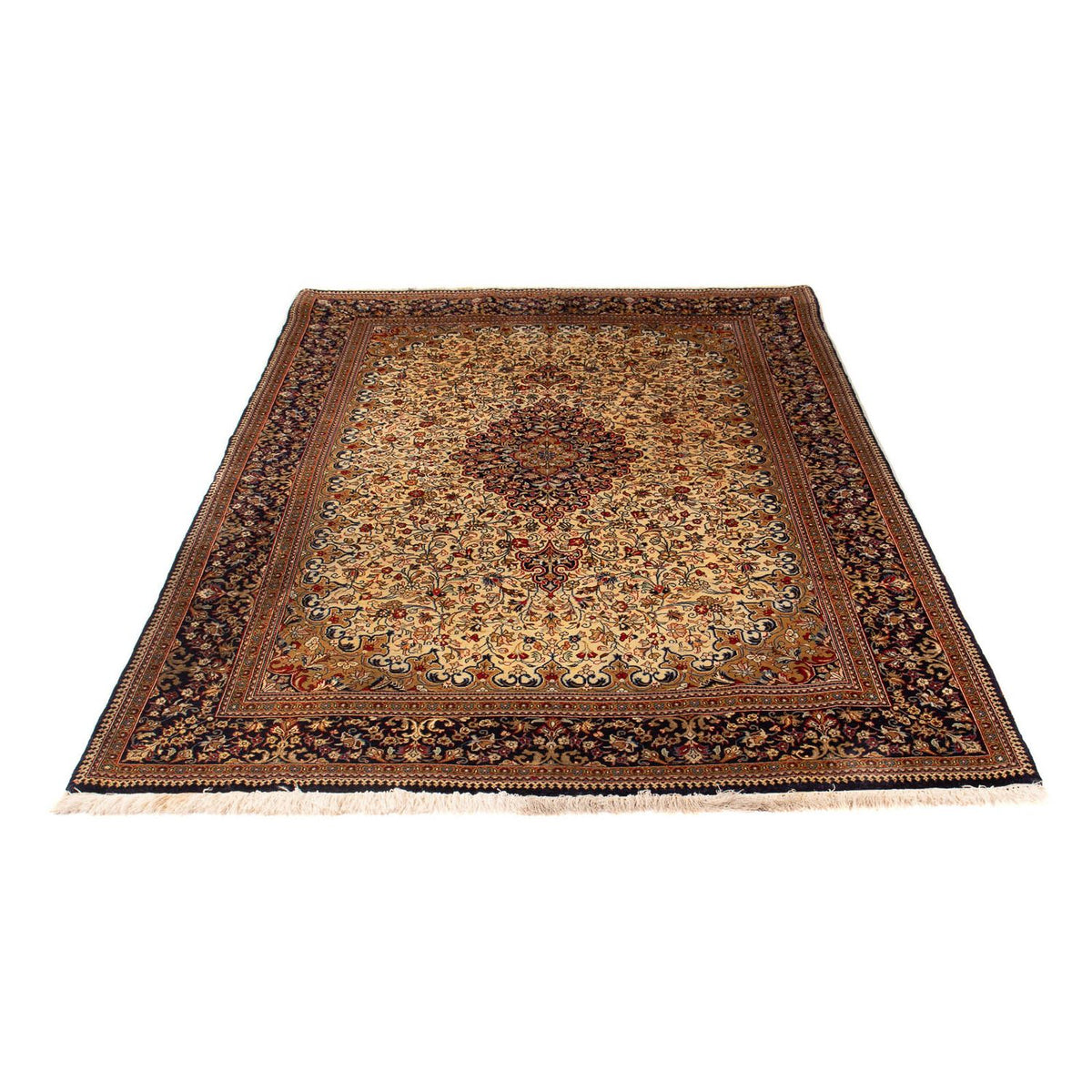 Persisk matta - Ghom - 210 x 145 cm - beige