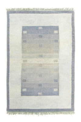 Kelim matta - trendig - 174 x 119 cm - beige