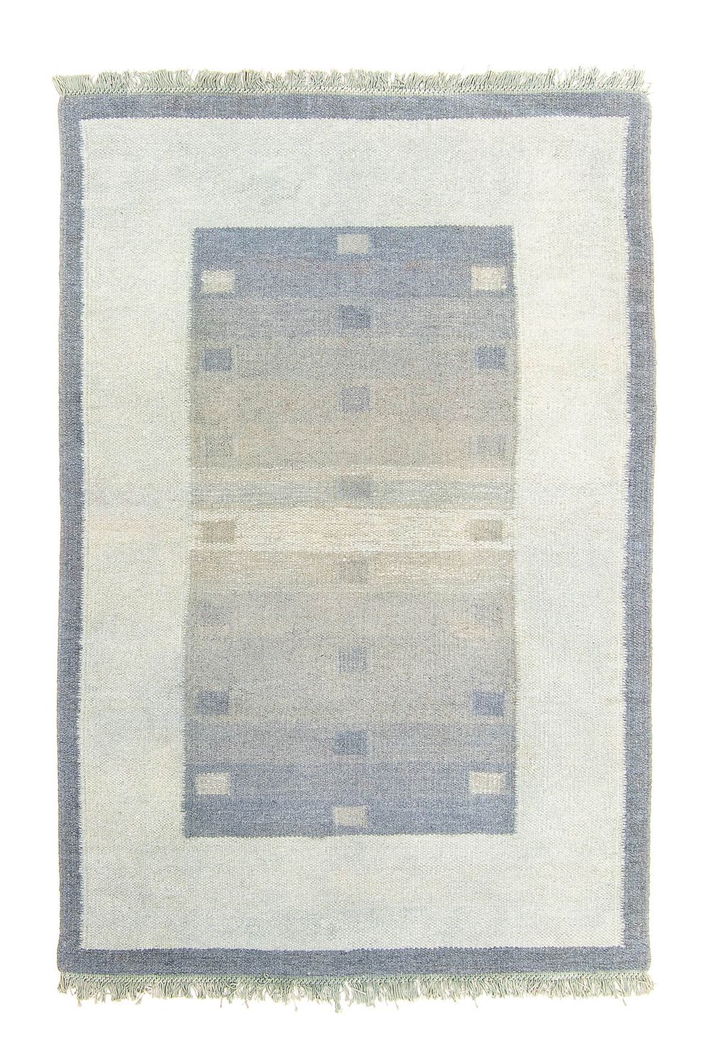 Kelim matta - trendig - 174 x 119 cm - beige