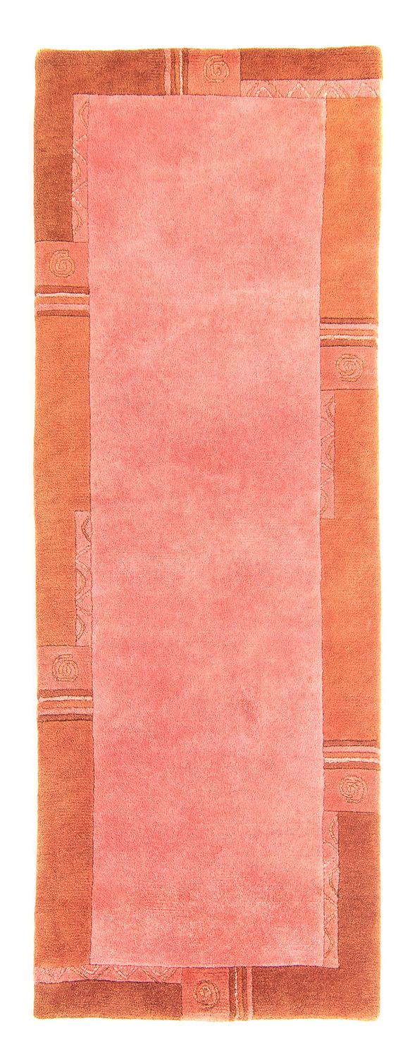 Runner Nepal mattan - 231 x 81 cm - rosa