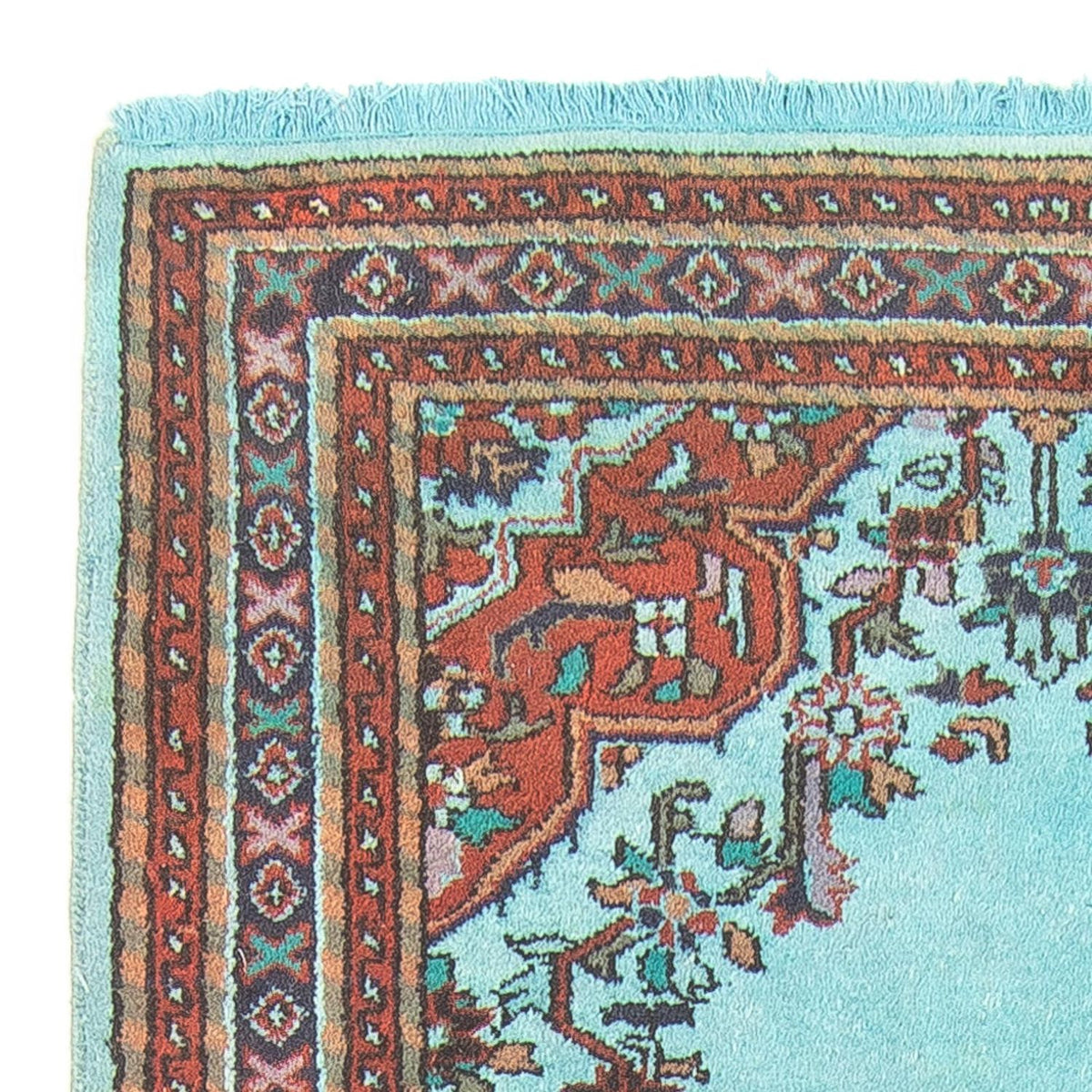 Orientaliska mattor - Indus - 180 x 97 cm - ljusblå