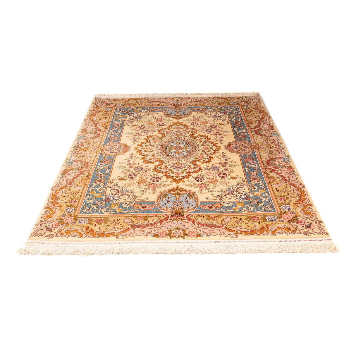 Persisk matta - Tabriz - Premium - 200 x 145 cm - beige