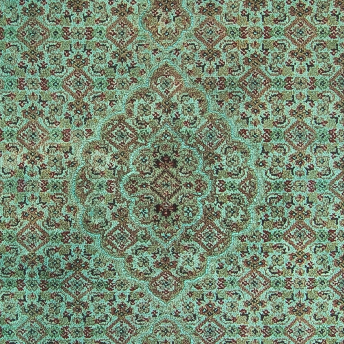 Runner Orientaliska mattor - Tabriz - 305 x 84 cm - grön