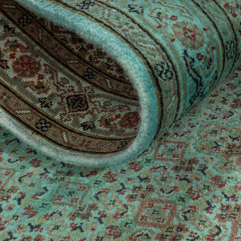 Runner Orientaliska mattor - Tabriz - 305 x 84 cm - grön
