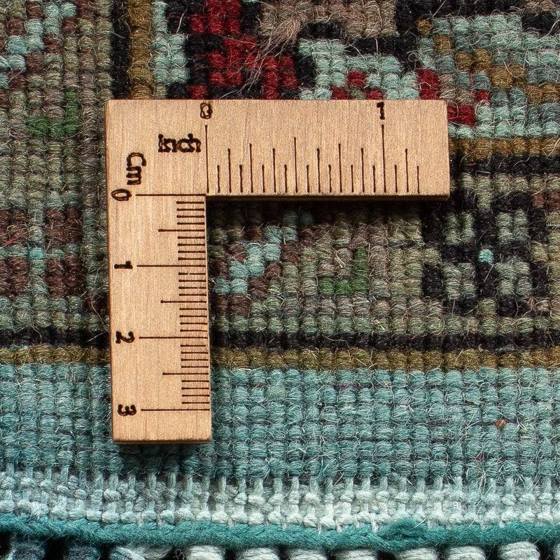 Runner Orientaliska mattor - Tabriz - 305 x 84 cm - grön