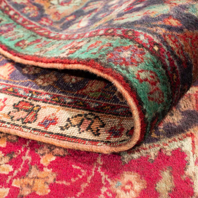 Persisk matta - Tabriz - 308 x 226 cm - mörkröd