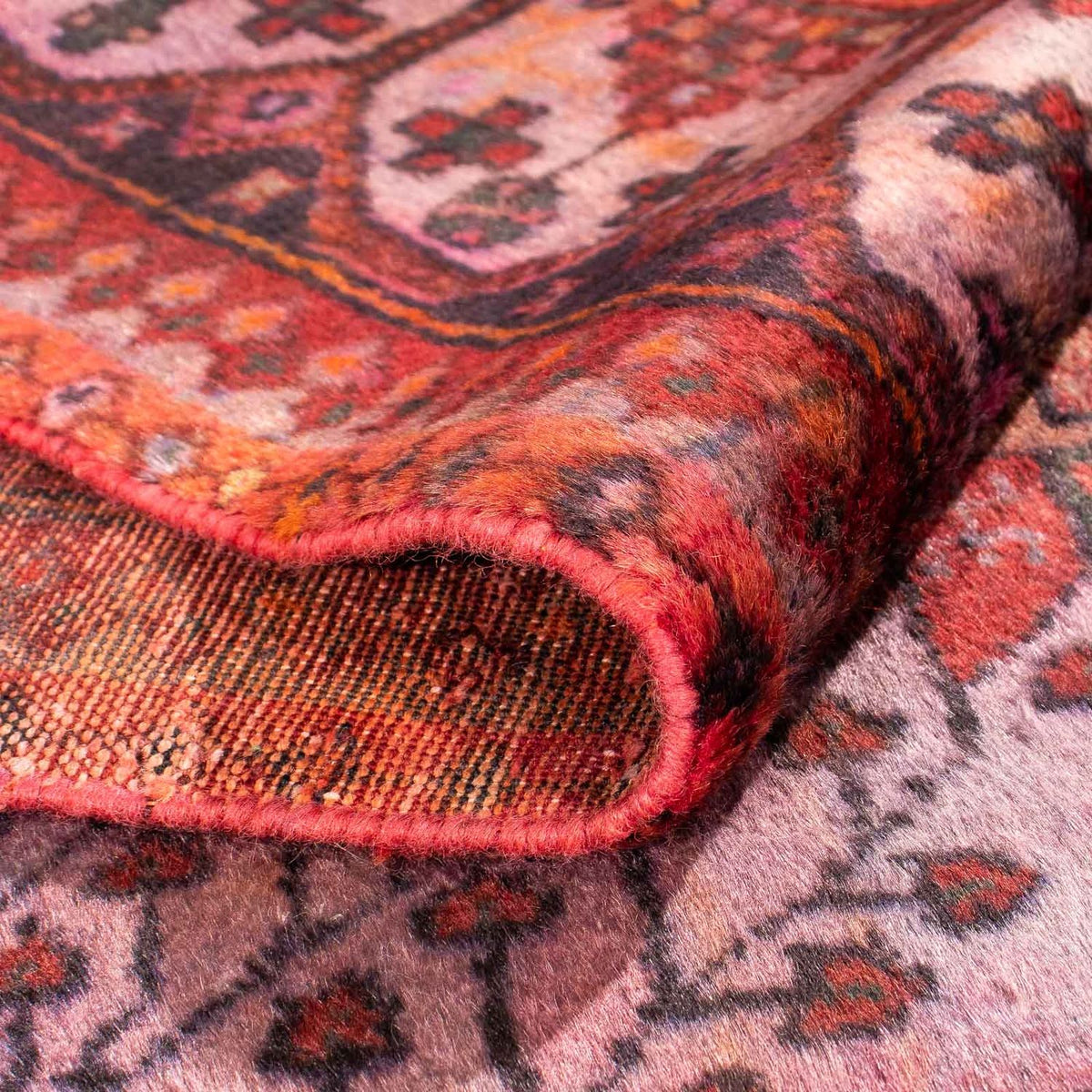 Persisk matta - Nomadic - 285 x 150 cm - ljusröd