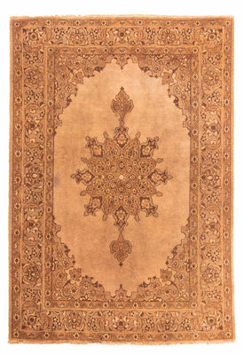 Afghansk matta - 213 x 150 cm - mörk beige
