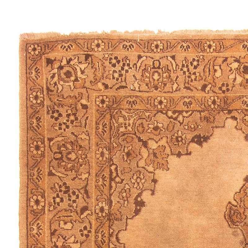 Afghansk matta - 213 x 150 cm - mörk beige