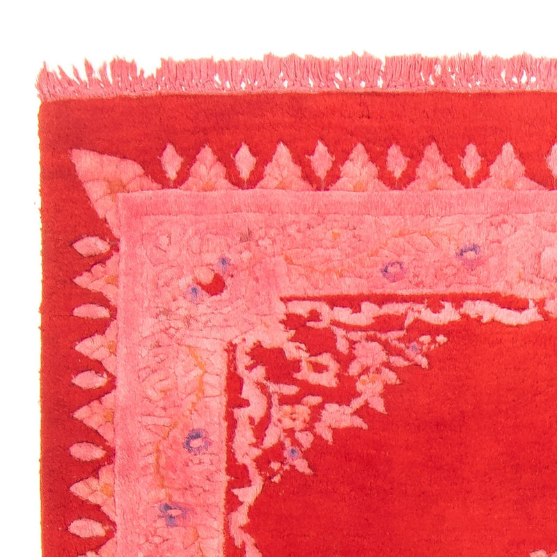 Kina matta - 204 x 136 cm - röd