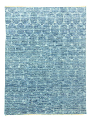 Designermatta - 303 x 243 cm - ljusblå