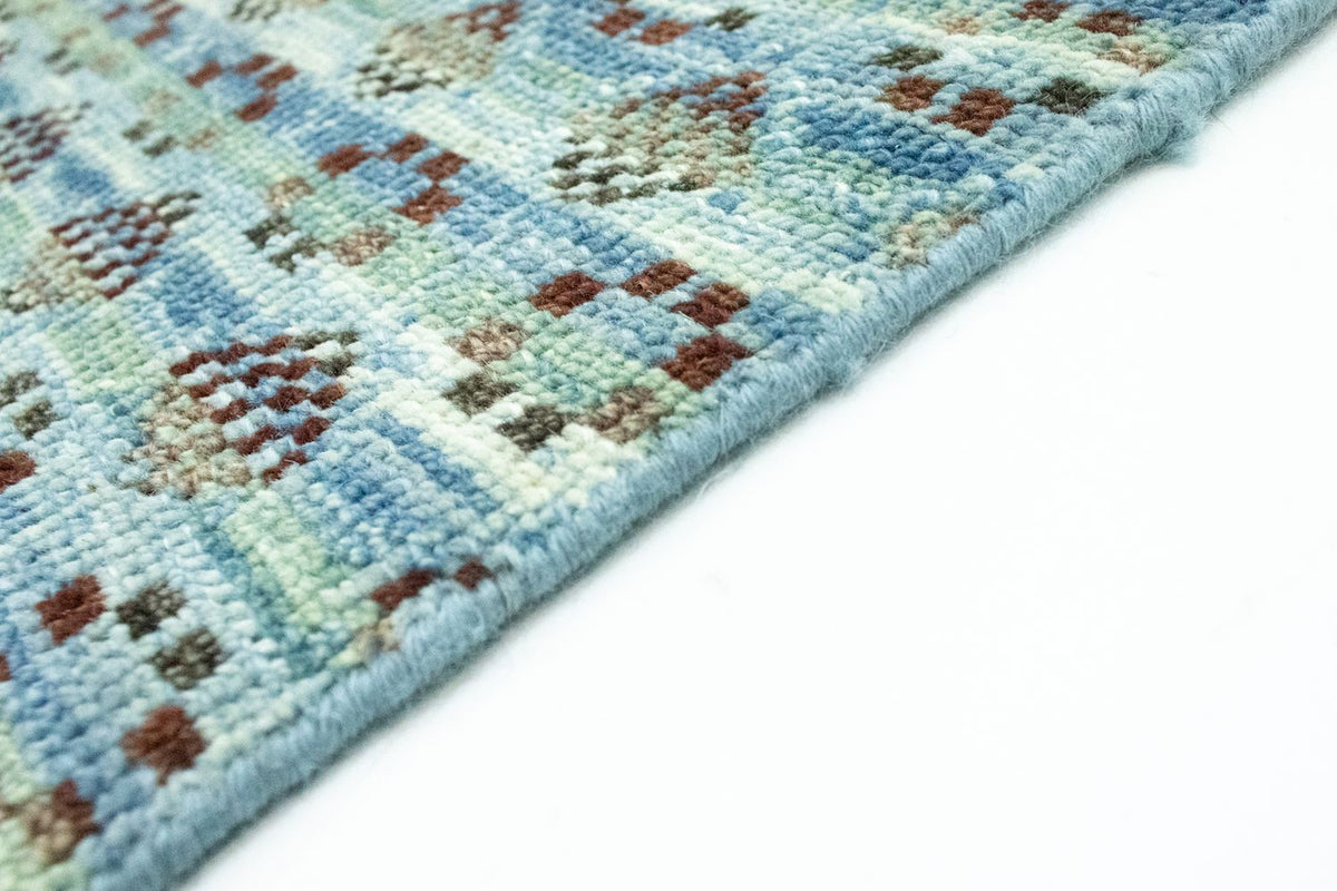 Designermatta - 270 x 244 cm - ljusblå