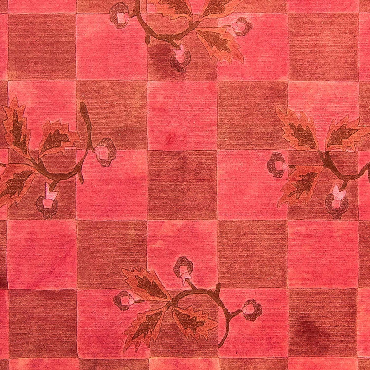 Nepal mattan - 231 x 170 cm - röd