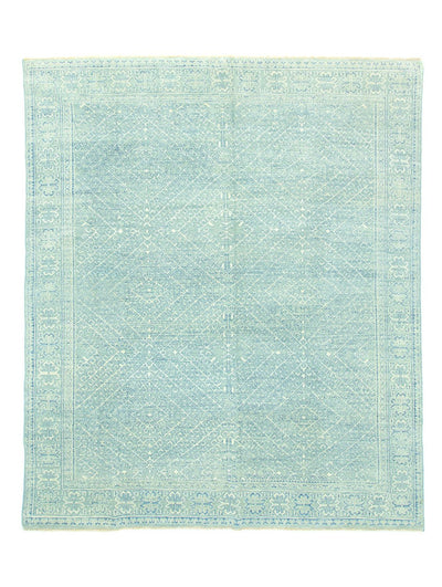 Designermatta 258x301cm - Designerteppich - ljusblå