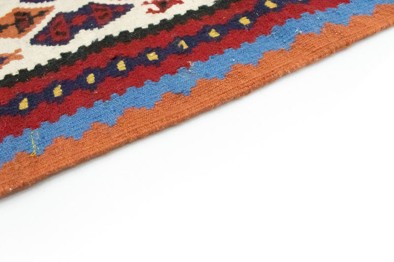 Kelim-matta - gammal - 221 x 114 cm - beige