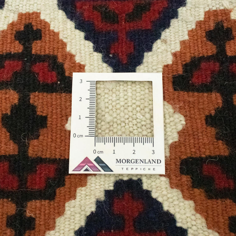 Kelim-matta - gammal - 221 x 114 cm - beige