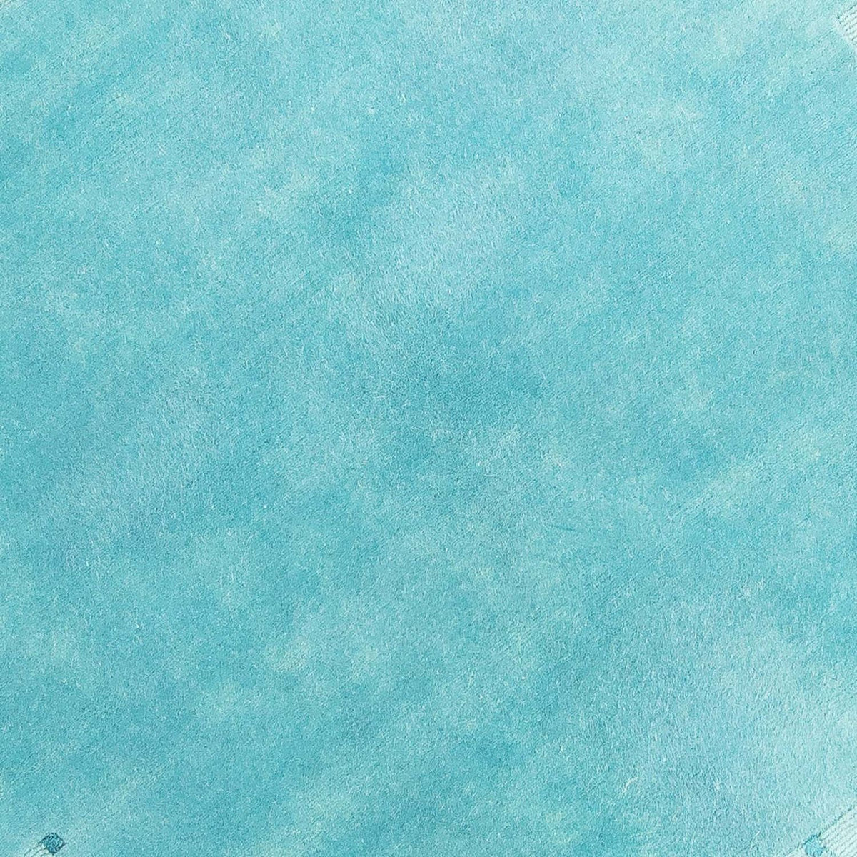 Nepal mattan runt  - 151 x 151 cm - ljusblå