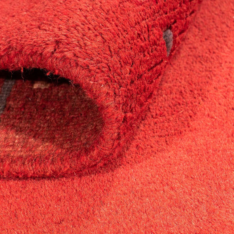 Nepal mattan - 228 x 162 cm - röd