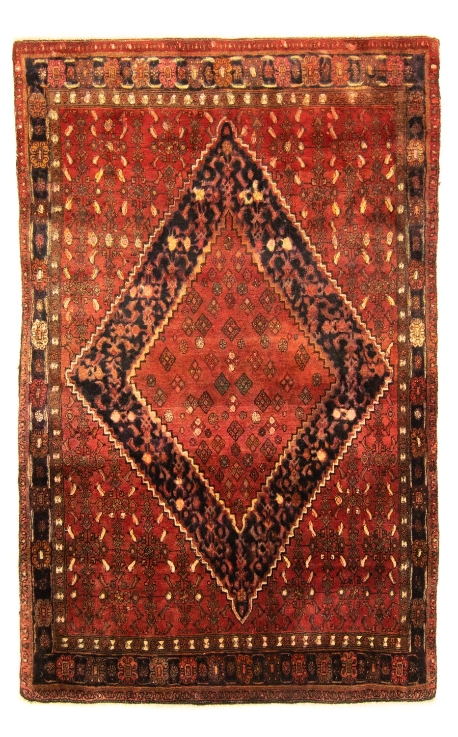 Persisk matta - Bijar - 206 x 135 cm - orange