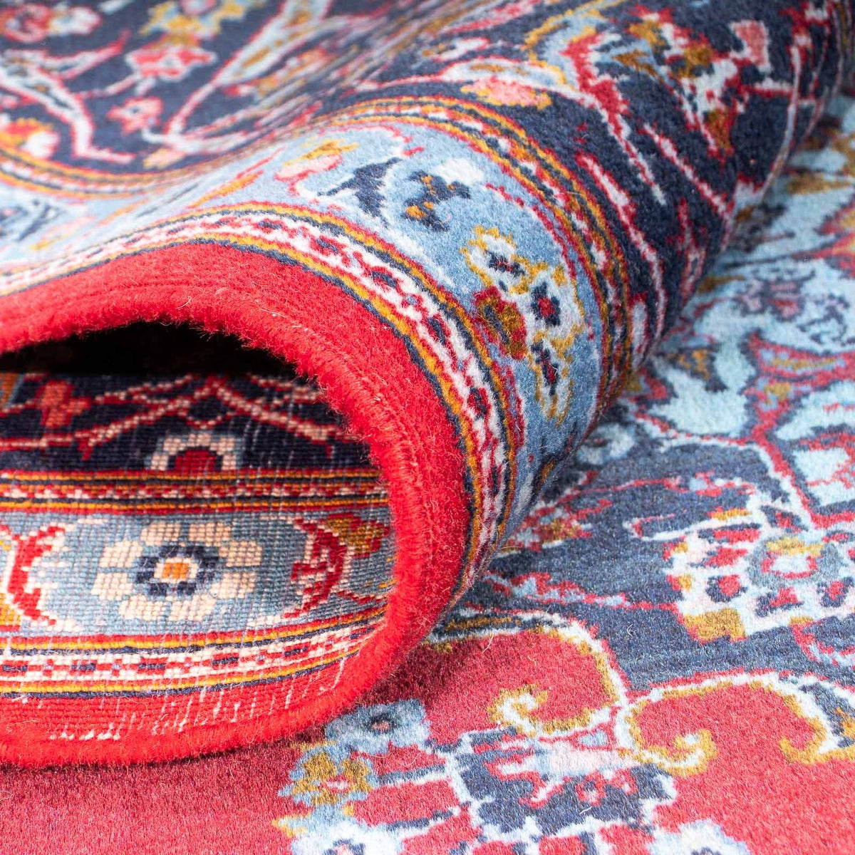 Persiska mattor - Keshan - 325 x 225 cm - mörkröd