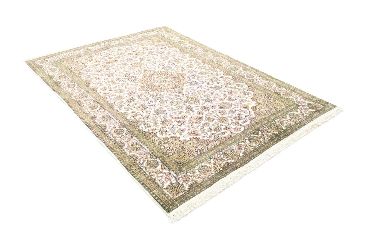 Sidenmatta - Kashmir Silk - 217 x 153 cm - beige