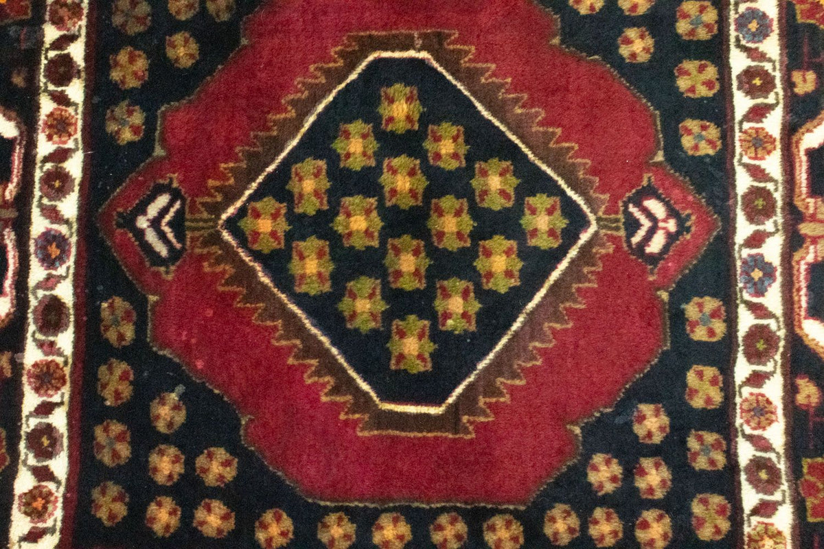 Persisk matta - Nomadic kvadrat  - 109 x 105 cm - röd